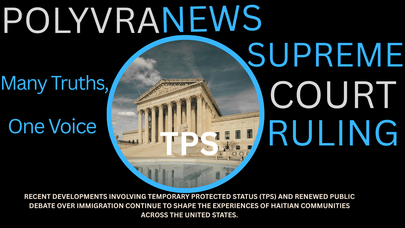 Illustration representing Haitian immigrants navigating legal and immigration challenges in the United States.