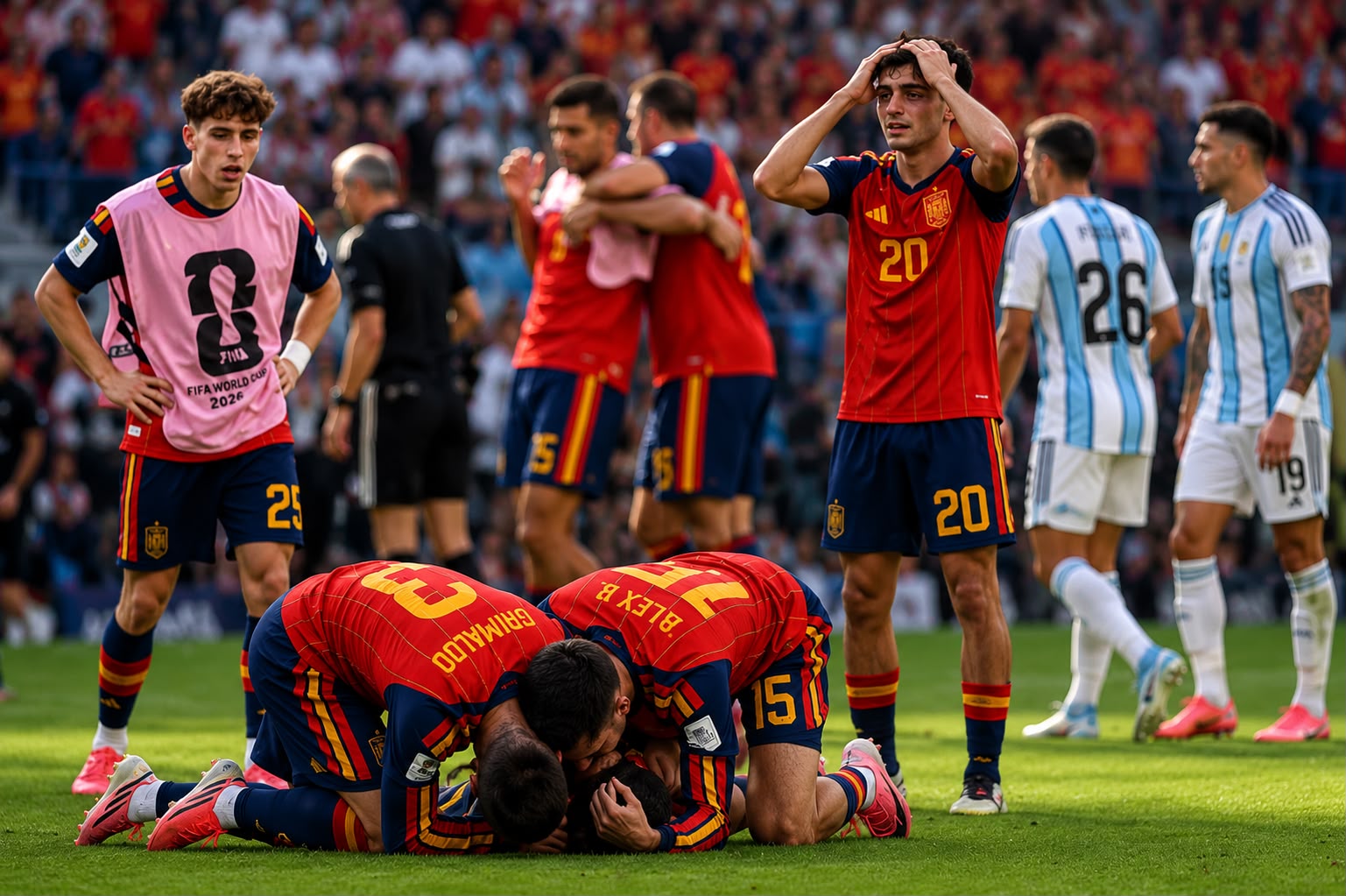 Spain world champion Argentina final