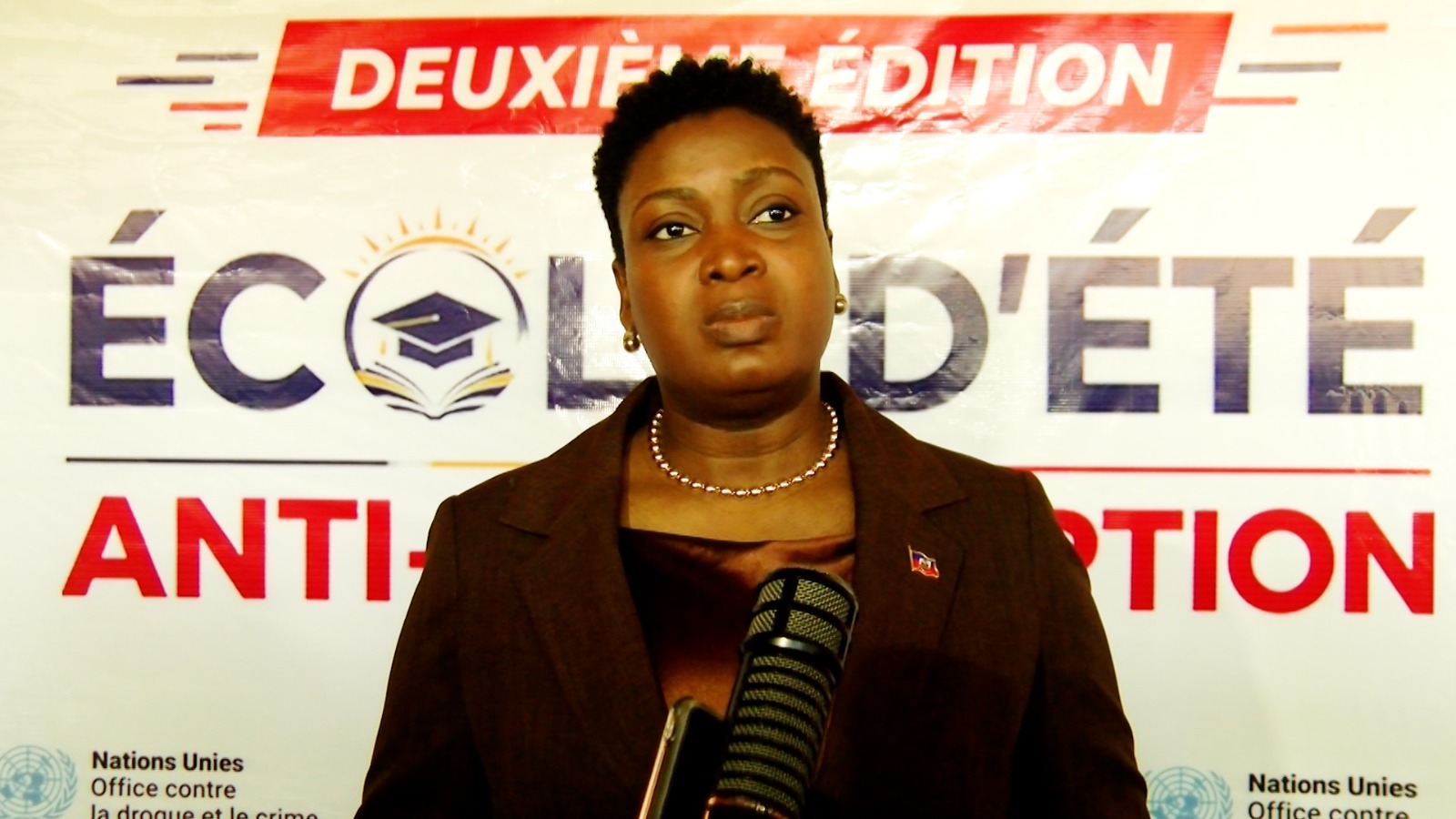 Goethie Varnelle Morency lance la deuxième édition de l'École d'été anticorruption de l'ULCC en Haïti